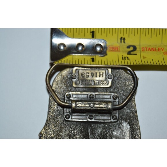 Vintage 1984 "I'm Proud to be American" USA Freedom Eagle Aged Belt Buckle Rare - Picture 6 of 7